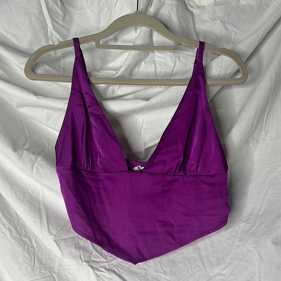 Garage Tops - Garage Satin Halter Top